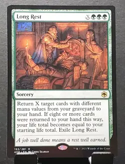 MTG 193/281 LONG REST Rare Adventures in the Forgotten Realms unplayed⚔NM/MT - Image 1