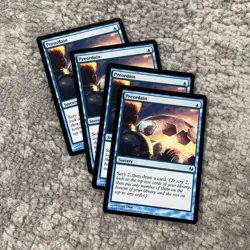 Preordain X4 MTG Duel Decks Venser VS. Koth Magic The Gathering Light Play LP - Image 1