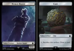 Human Rogue \ Clue Token - #13/21 - Doctor Who - NM MTG - Image 1