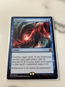 Mana Drain Iconic Masters Mtg - Image 1