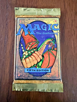Magic The Gathering Fifth Edition Booster SEALED MTG WOTC 1997 NEW TCG My Last - Image 1