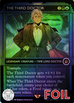 The Third Doctor (Showcase) - Doctor Who (554) - NM Foil - Image 1