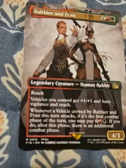 Balthier and Fran (Borderless) - Final Fantasy FIN - Magic MTG - Image 2