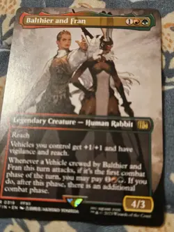 Balthier and Fran (Borderless) - Final Fantasy FIN - Magic MTG - Image 3