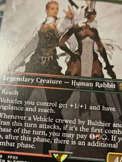 Balthier and Fran (Borderless) - Final Fantasy FIN - Magic MTG - Image 5