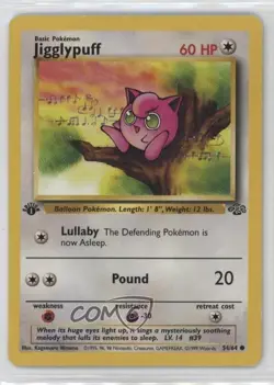Jigglypuff 1st Ed. Pokemon Jungle #54 1999 - Image 1