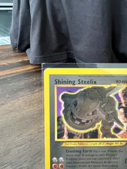 Pokemon Shining Steelix Neo Destiny Holo Secret Rare 112/105 90 HP Unlimited - Image 2