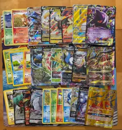 Pokemon Card Lot Full Art Alt Art Jumbo Charizard Gengar Snorlax 60 Cards - Image 1