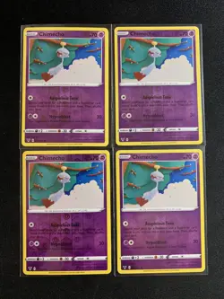 Pokemon Vivid Voltage - Chimecho 072/185 - Reverse Holo Pack Fresh x4 Play Set - Image 1