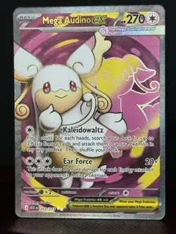 Mega Audino ex 253/217 Pokemon TCG Ascended Heroes Ultra Rare Full Art MINT - Image 2