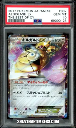 Aegislash EX 087/171 Pokemon Japanese Best of XY - PSA 10 - Image 1
