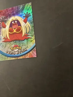 Pokemon 2000 Topps Pokemon TV #124 Jynx Rainbow Foil Blue Logo 🌈 - Image 3