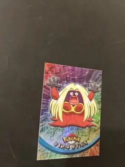 Pokemon 2000 Topps Pokemon TV #124 Jynx Rainbow Foil Blue Logo 🌈 - Image 5