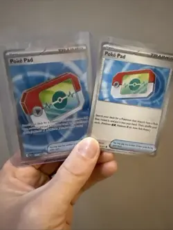 Poke Pad Full Art 113 + Bonus Poke Pad Non Holo Bulk Pokemon TCG - Image 1