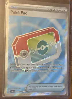 Poke Pad Full Art 113 + Bonus Poke Pad Non Holo Bulk Pokemon TCG - Image 2