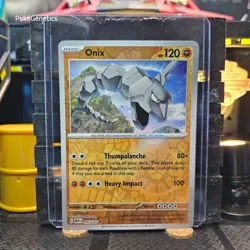 Onix 151 Reverse Holo Pokemon TCG 095/165 Scarlet & Violet Uncommon - Image 1