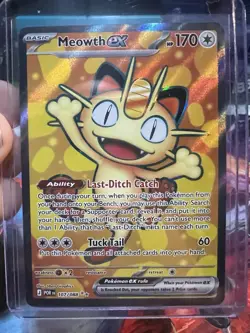 Pokemon TCG: Perfect Order - Meowth EX 062/88 + Meowth EX 107/088 Full Art Rare - Image 4
