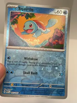 Pokemon TCG Squirtle 151 Costco Reverse Cosmos Holo Promo - Image 2
