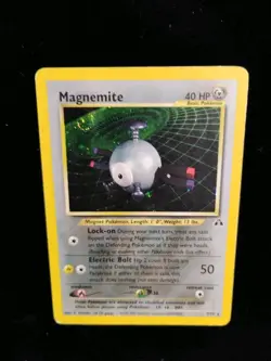 2001 Pokemon TCG Magnemite 7/75 Neo Discovery Unlimited Holo Rare WoTC - NM - Image 4