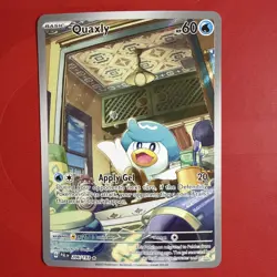 Quaxly - 206/193 Illustration Rare SV02: Paldea Evolved 2023 NM Pokemon TCG - Image 2
