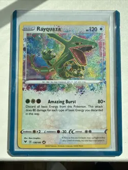 Pokemon TCG Rayquaza #138/185 Swsh04: Vivid Voltage Amazing Rare Holo - Image 2