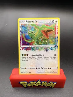 Rayquaza #138/185 Pokemon SWSH Vivid Voltage Amazing Rare - NM - Image 1