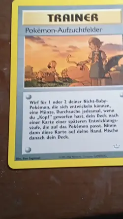 Pokemon Pokemon-Aufzuchtfelder 62/64 Trainer German 2000 Regular - Image 3