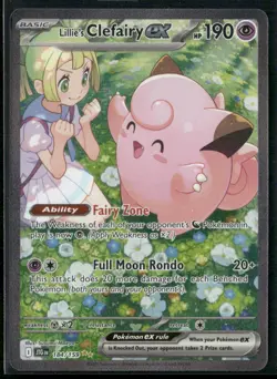 ✰ LILLIE'S CLEFAIRY EX 184/159 JOURNEY TOGETHER POKEMON ✰ NM/M - Image 2