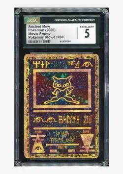 Pokemon CGC 5 Ancient Mew Promo 2000 Pokemon Movie English - Image 1