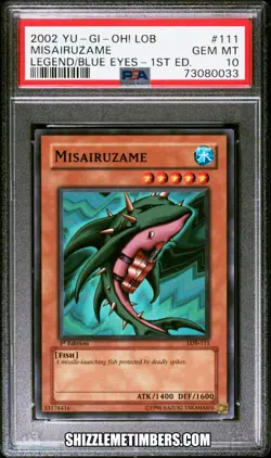 Misairuzame LOB-111 1st Edition Yugioh Legend Blue Eyes - PSA 10 - Image 1