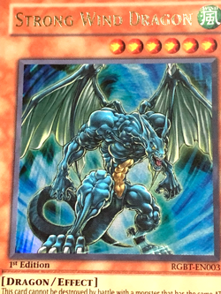 yugioh Strong Wind Dragon RGBT-EN003 North America 1st Ed Ultra Rare near mint - Image 2