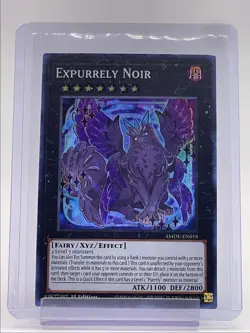 EXPURRELY NOIR 2023 YU-GI-OH! AMAZING 1ST EDITION COLLECTOR'S RARE Q4385 - Image 1