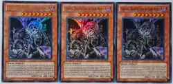 Yugioh 3x Grapha, Dragon Lord Of Dark World SDGU-EN001 Ultra 1st Ed NM Playset - Image 1