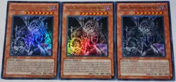 Yugioh 3x Grapha, Dragon Lord Of Dark World SDGU-EN001 Ultra 1st Ed NM Playset - Image 2