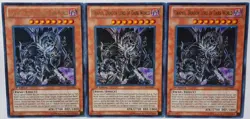 Yugioh 3x Grapha, Dragon Lord Of Dark World SDGU-EN001 Ultra 1st Ed NM Playset - Image 3