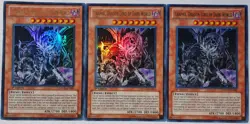 Yugioh 3x Grapha, Dragon Lord Of Dark World SDGU-EN001 Ultra 1st Ed NM Playset - Image 4