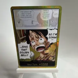 One Piece Gold DON!! OP15 ENGLISH Luffy Golden Bell - ENGLISH OP15 - Image 1