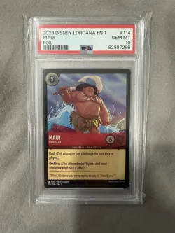 2023 Disney Lorcana - Maui Hero To All - Cold Foil PSA 10 - Image 1