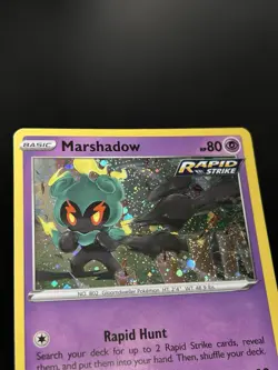Cosmo Holo Marshadow 080/203 - Pokemon Evolving Skies Card - NM - Image 2