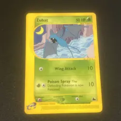 Zubat 17/144 Skyridge Common English Pokemon Card - Image 1