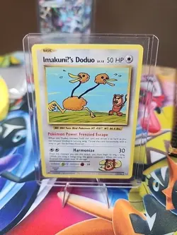 Pokemon ImakuniU's Doduo 112/108 Evolutions Secret Rare Regular Basic 50 HP Card - Image 1