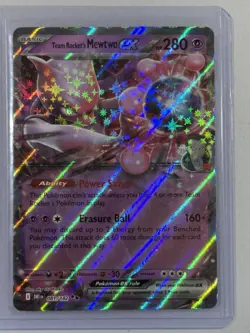 Pokemon TCG Team Rockets Mewtwo EX Double Rare Card 081/182 - Image 1