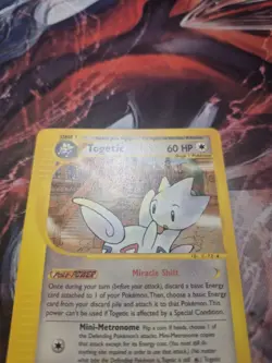 Togetic Aquapolis E-Reader Pokemon TCG Card 39/147 Regular Non-Holo Rare LP/MP - Image 2