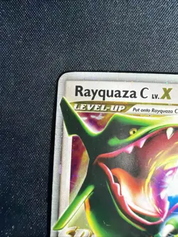 Pokemon Rayquaza C Lv. X 146/147 Supreme Victors Holo Rare Card Double Swirl - Image 2