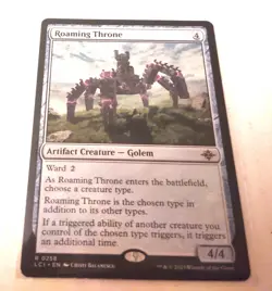 MAGIC The Gathering Card ROAMING THRONE - The Lost Caverns Of Ixalan ~ GOLEM - Image 4