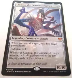 MAGIC card MTG Ulamog, the Ceaseless Hunger, NM-Mint, English Commander Masters - Image 3
