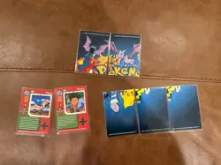 Pokemon Vintage Lot, Topps Black TV Cards. Nintendo, Pickachu - Image 2