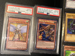 Yugioh PSA lot & Vintage/Mod BINDER lot w Dark Magician cards - Image 2
