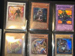 Yugioh PSA lot & Vintage/Mod BINDER lot w Dark Magician cards - Image 3