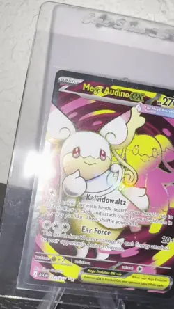 Pokemon Mega Audino EX Full Art + Ultra Rare Holo NM 🔥 2 Card Lot FAST SHIP - Image 2